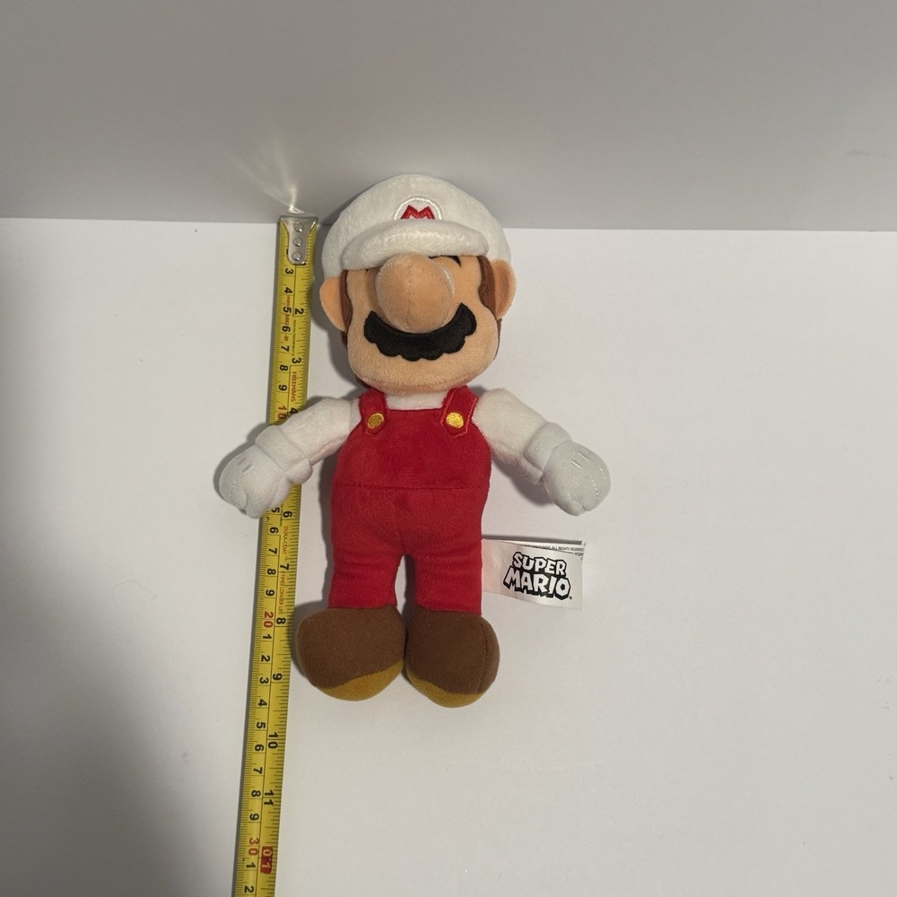 Super Mario Fire Mario & Yoshi Plush 9" Nintendo Stuffies Mario Brothers - Picture 9 of 16